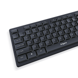 Fingers Cheesy  Wired Keyboard and Mouse Combo Black