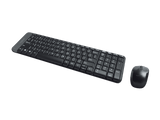 Logitech MK220 Wireless Keyboard and Mouse Combo (Black)