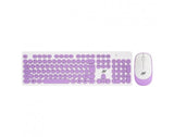 ANT VALUE KEYBOARD MOUSE COMBO WIRELESS   (FKBRI05) PINK | PURPLE WHITE