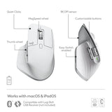 Logitech Wireless Mouse MX MASTER 3S Pale Grey For Mac