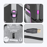 ZEBRONICS GAMING KEYBOARD MOUSE COMBO USB TRANSFORMER