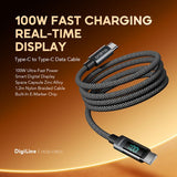 Oraimo Fast Charging C to C Cable With Display OCD-175CC