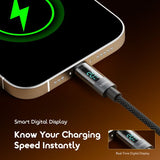 Oraimo Fast Charging C to C Cable With Display OCD-175CC