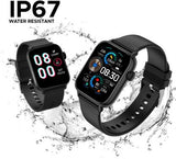 Fire-Boltt Hercules  BSW058 1.83" Large Display, BT Calling with Voice Assist & Metal Body Smartwatch  Black Strap, Free Size