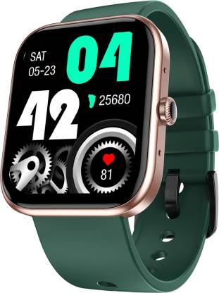 Fire-Boltt Ninja Call 2 Plus BSW025 with 1.83-inch display Bluetooth Calling with 27 Sports Modes Smartwatch Green Strap, Broot Compusoft llp jaipur 