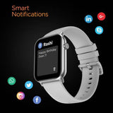 Fire-Boltt Ninja Fit Smartwatch BSW063  Full Touch with IP68, Multi UI Screen Smartwatch Grey Strap