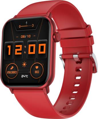 Fire-Boltt Ninja Fit Smartwatch Full Touch with IP68, Multi UI Screen Smartwatch Red Strap BROOT COMPUSOFT LLP JAIPUR 