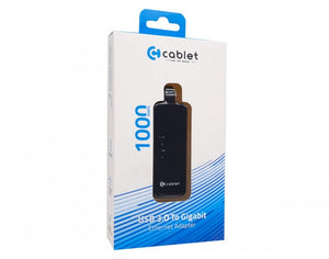 CABLET USB TO LAN CONVERTER GIGA 3.0 1000 MBPS UL300-U3-BK-BP