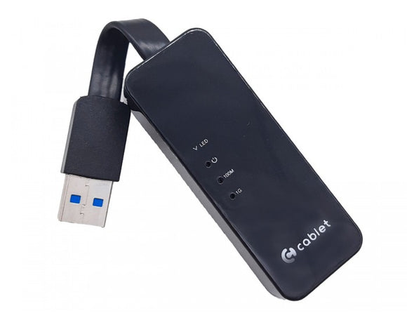 CABLET USB TO LAN CONVERTER GIGA 3.0 1000 MBPS UL300-U3-BK-BP