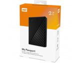 WD External Hardisk 2 TB 2.5" MY PASSPORT BLACK  WDBYFT0020BBK-WESN