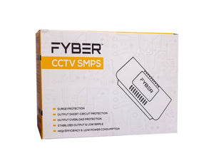 FYBER CCTV POWER SUPPLY 8CH METAL (SINGLE OUTPUT) 12V/8A FW108