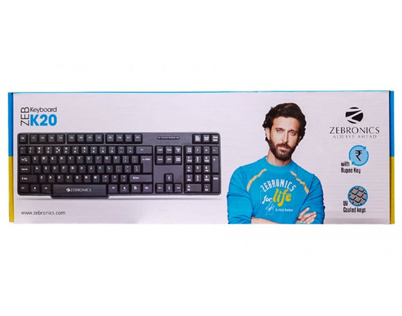 Zebronics Wired Keyboard ZEB-K20 BROOT COMPUSOFT LLP JAIPUR 