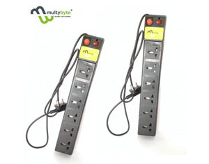 MULTYBYTE SPIKE 6 SOCKET 1 SWITCH 1.5M (ECO)