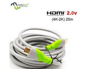 MULTYBYTE HDMI CABLE 25M 4.95GB/S