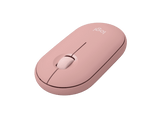 Logitech Pebble Mouse 2 M350s Slim Bluetooth Wireless Mouse, Portable Tonal Rose