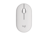 Logitech Pebble Mouse 2 M350s Slim Bluetooth Wireless Mouse, Portable, Lightweight Tonal White