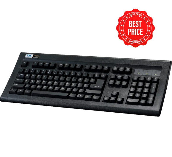 Tvs Gold Prime  Wired Keyboard Black