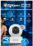 (STQC) Cp Plus Ezykam 3MP Indoor PT Camera CP-E31Q