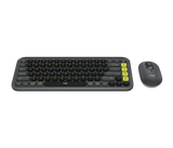 Logitech Wireless Keyboard Mouse Combo POP Icon Black