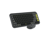 Logitech Wireless Keyboard Mouse Combo POP Icon Black
