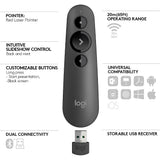 Logitech R500s Laser Presentation Connectivity Bluetooth