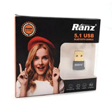 Ranz Usb To Bluetooth Dongle Adapter 5.1