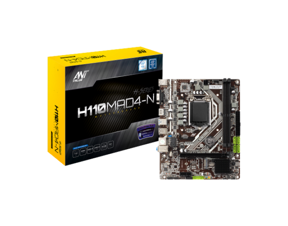 Ant Value Motherboard (H110MAD4-N) (FOR INTEL) SOCKET 1151 (NVME SLOT)   H110MAD4-N