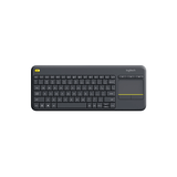 Logitech K400 Plus Wireless Touch Keyboard  Black