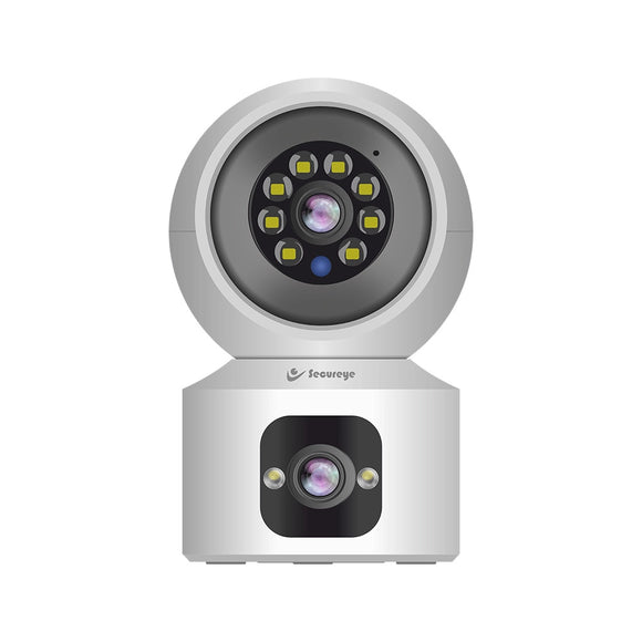 Secureye S P200 3MP IP WiFi Dome Dual Lens Camera