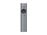 Logitech Spotlight Wirelss Presentation Remote (Advanced Digital Laser Pointer 30-Meter Operating Range Dual Connectivity 2.4 Ghz Bluetooth USB Receiver) - Grey