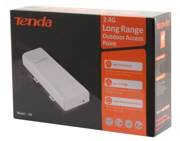 TENDA OUTDOOR ACCESS POINT TO POINT O3 ROUTER (P2P) 5Km