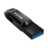 SanDisk Ultra Dual Drive Go Type-C 64GB, OTG, Upto 300MB/S,usb3.2_gen_1 Pendrive, Black