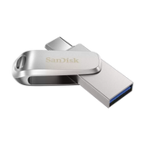 SanDisk Ultra Dual Drive Luxe USB_c Type-C 64GB, OTG, Upto 400MB/S, Pendrive, Silver C-4