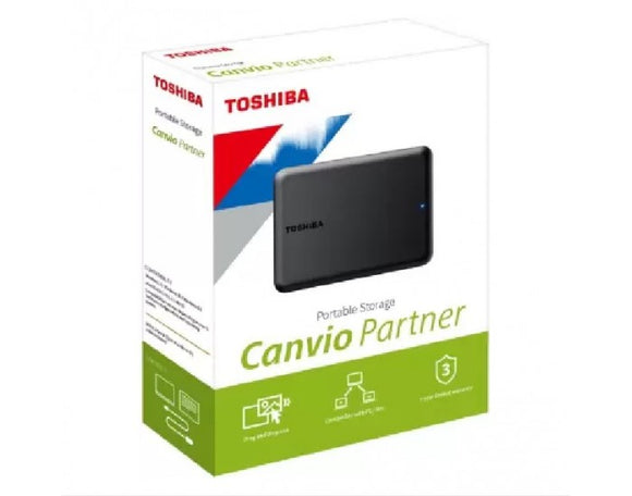 Toshiba External Hard Disk 1TB CANVIO PARTNER 2.5” DTB510