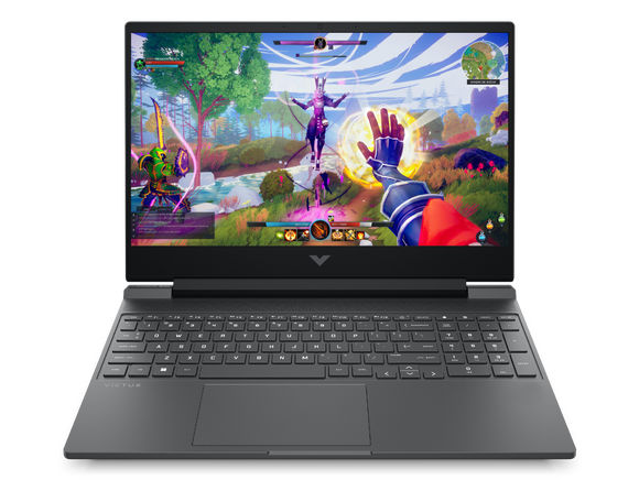 HP Victus Gaming Laptop 15-fa2303TX 14th Gen Intel Core i5 Processor/24GB RAM/512GB SSD/Win11/Microsoft Office Home 2024/NVIDIA GeForce RTX 3050 6GB Graphic Card/Screen Inch 15/Silver