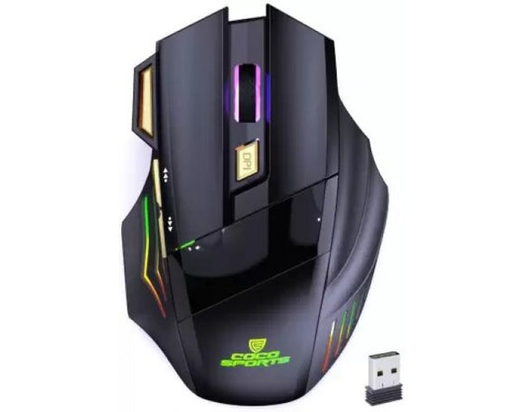 COCONUT GAMING MOUSE WIRELESS (WM22) GOLD