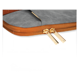 Fingers LuxuryLink-B1 Elegant Laptop Bag with Stylish Handle Fits 15" Laptops & Tablets, Premium Suede