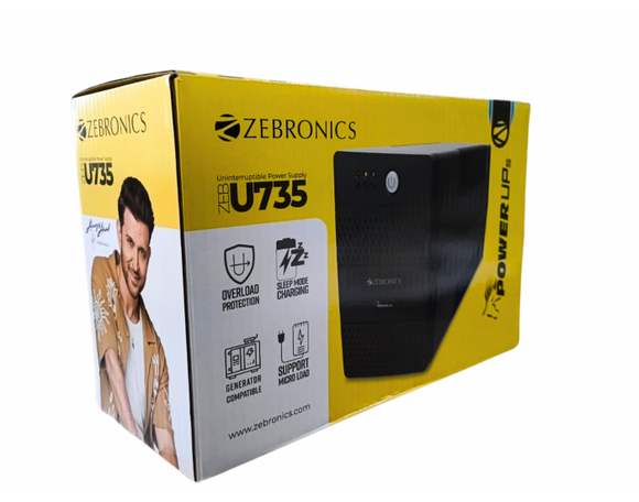 Zebronics UPS 600VA ZEB U735 2+1