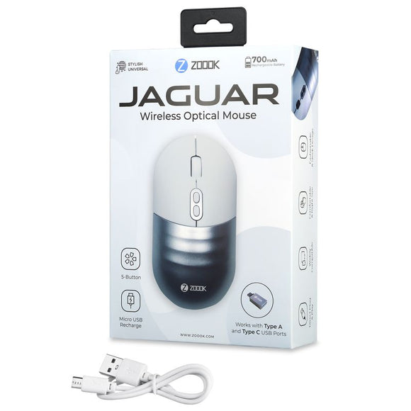 Zoook Jaguar Wireless Mouse -Rechargeable/Free Type C Converter BROOT COMPUSOFT LLP JAIPUR 