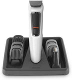 Philips MG3721 Multi-Grooming Series 3000 7-in-1 for Face-Hair-Body-Nose and Ear Kit Runtime: 60 min Grooming Kit for Men  White, Black