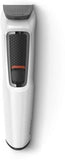 Philips MG3721 Multi-Grooming Series 3000 7-in-1 for Face-Hair-Body-Nose and Ear Kit Runtime: 60 min Grooming Kit for Men  White, Black