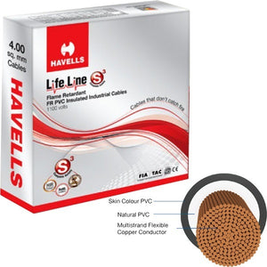 HAVELLS LIFELINE 0.75SQMM WIRE 90MTR CABLE - BROOT COMPUSOFT LLP