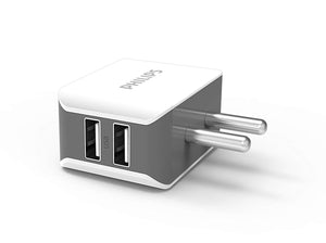 Philips Dual USB Port Wall Charger - BROOT COMPUSOFT LLP