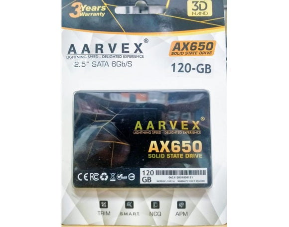 Aarvex SSD 120 GB Sata AX650      5559