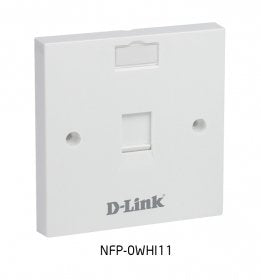 D-Link Face Plate Single White - BROOT COMPUSOFT LLP