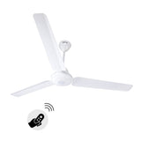 Atomberg Efficio Energy Saving 5 Star Rated 1400 mm 1400 mm BLDC Motor with Remote 3 Blade Ceiling Fan White