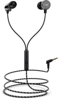 boAt BassHeads 172 Wired in Ear Earphone with Mic Black BROOT COMPUSOFT LLP JAIPUR