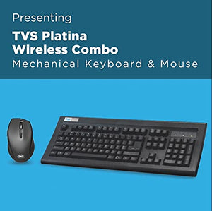 TVS Platina Wireless Mechanical Keyboard and Mouse Combo – BROOT COMPUSOFT  LLP