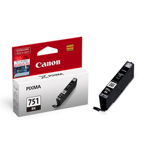 Canon Ink Cartridge 751 BLACK  CLI751<B>