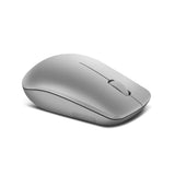 Lenovo 530 Wireless Mouse Platinum Grey: Ambidextrous, Ergonomic Mouse, Up to 8 Million clicks for Left and Right Buttons, Optical Sensor 1200 DPI, 2.4 GHz Wireless Technology via Nano USB Receiver